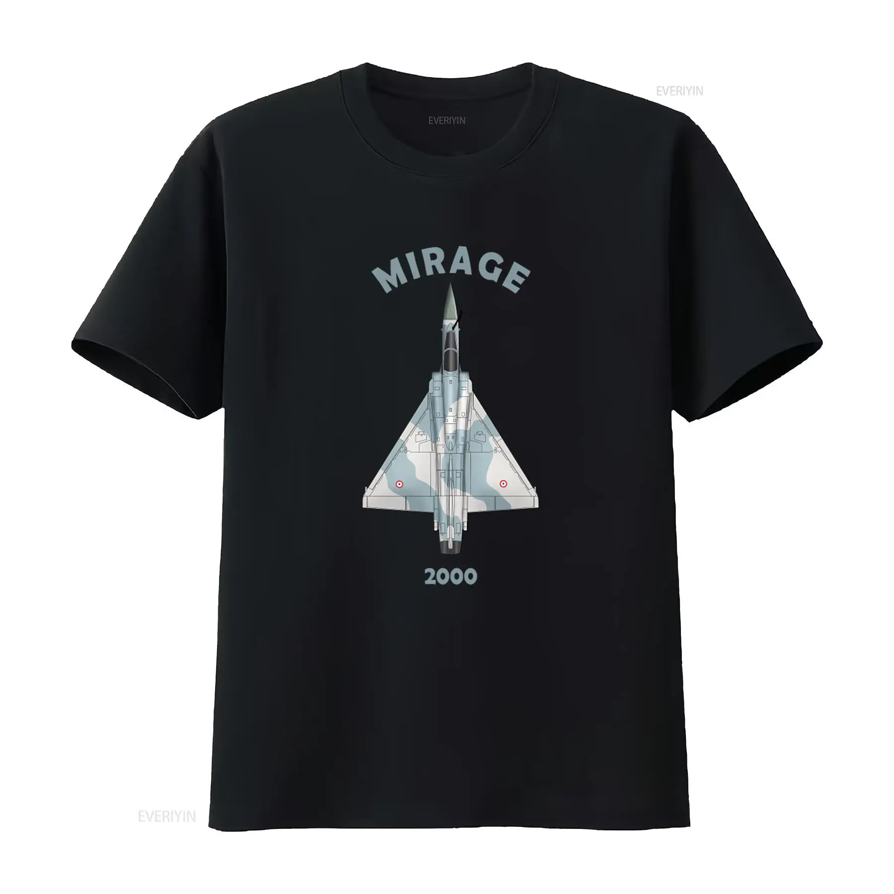 Vintage Fashion Enthusiasts - Mirage 2000 군용 제트 전투기 티셔츠