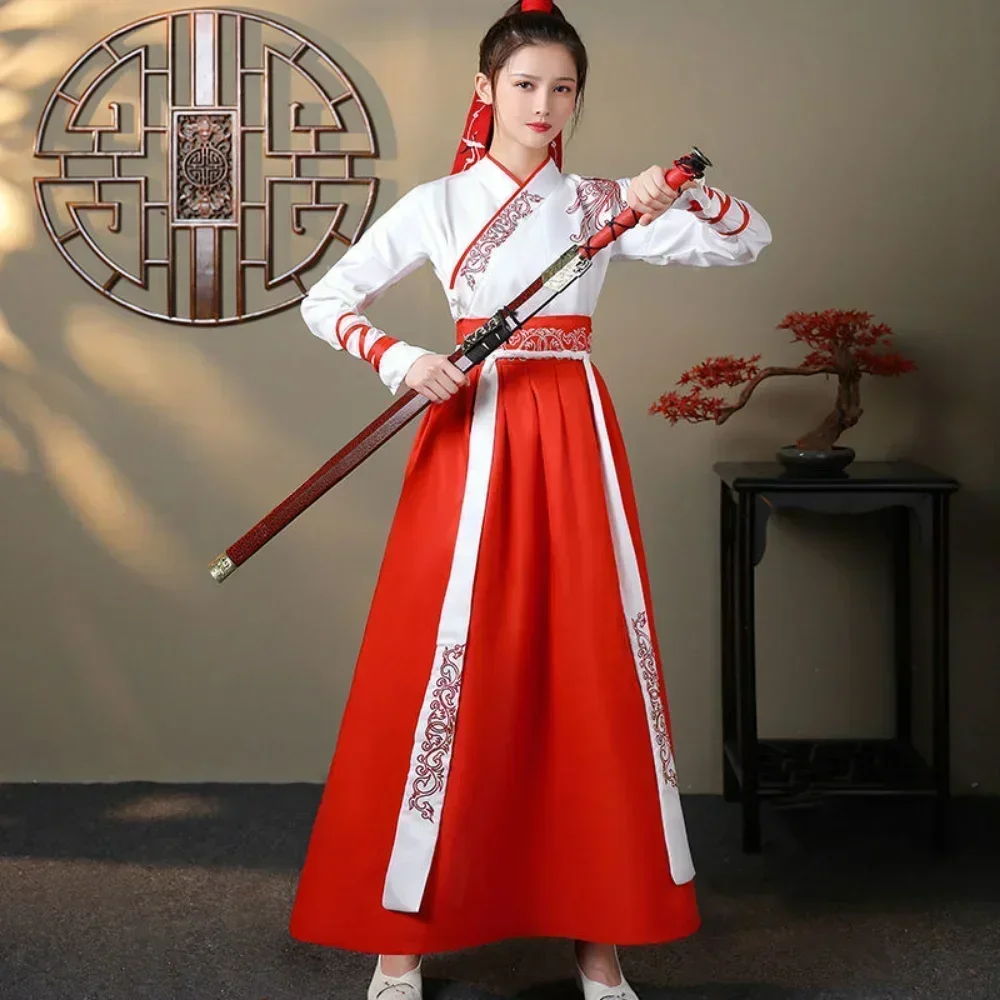 Vintage Fashion For Mens - 현대 Hanfu 여성 탑 스커트 2