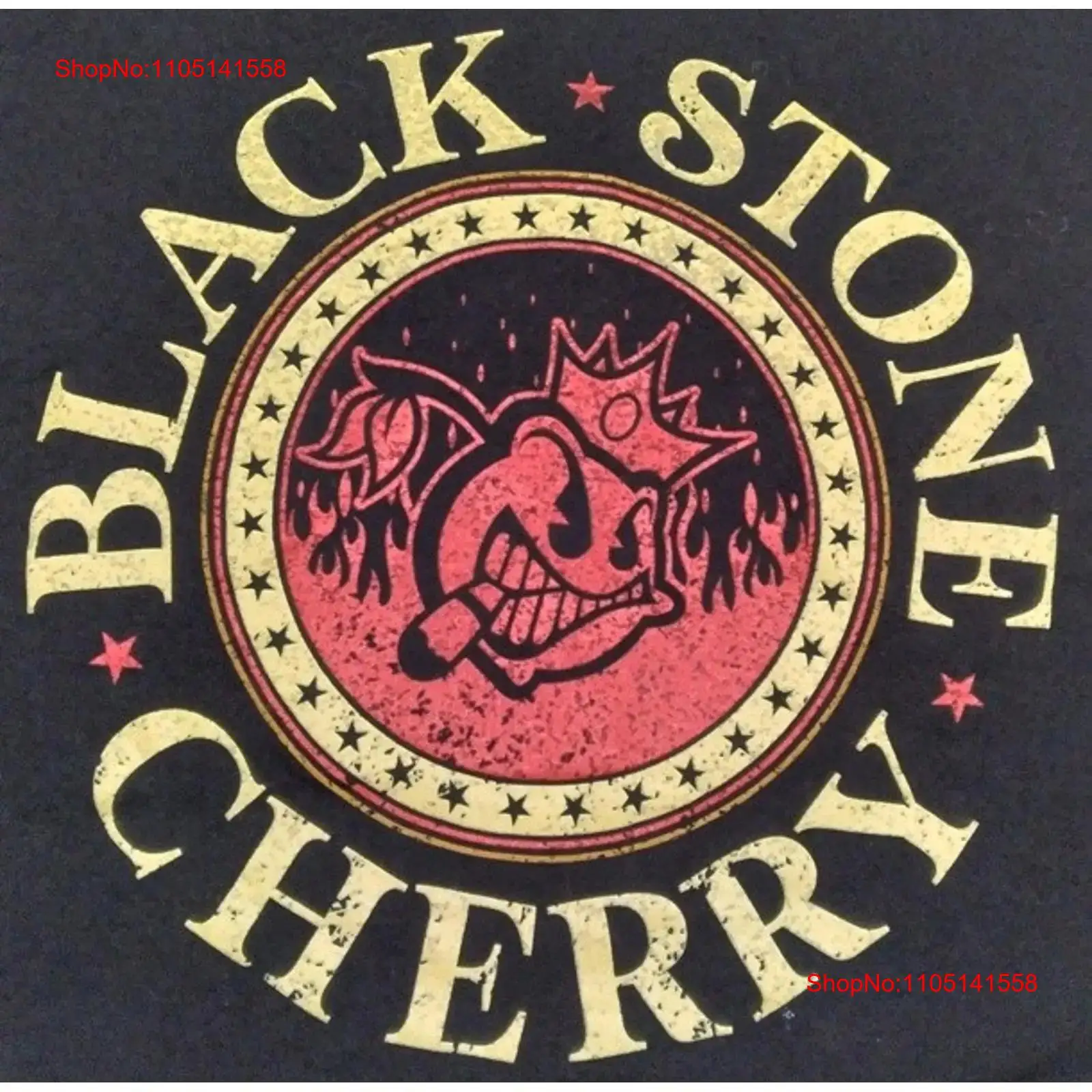 Vintage Fashion Logos - 블랙 스톤 체리 밴드 시가 흡연