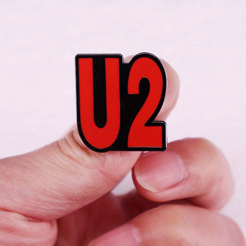 Vintage Fashion Enthusiasts - 록 뮤직 문 U2 브로치, 음악