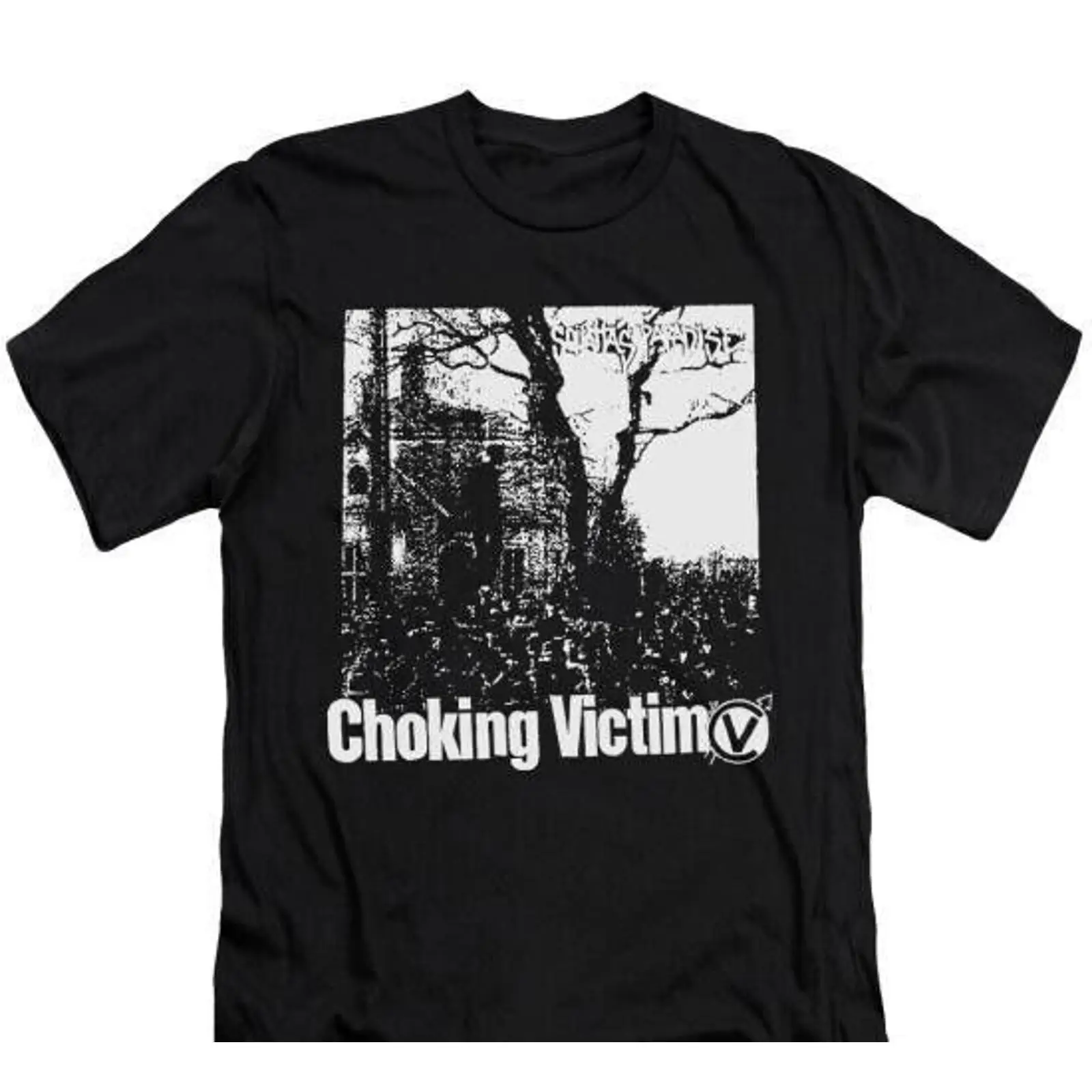Vintage Fashion Victim - Choking Victim Squattas paradise 유니섹스 블랙