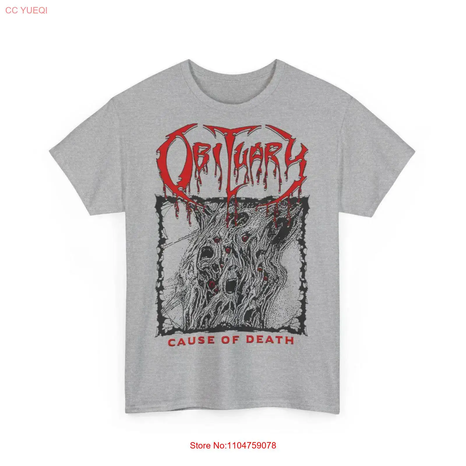 OBITUARY 사망 원인 빈티지 디자인 티셔츠 빈티지 - Vintage Fashion Obituaries 리뷰 및 가격