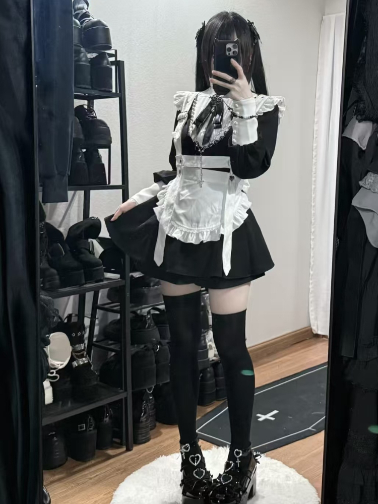 2026 일본 고딕 빈티지 슬림 드레스 수트 여성 +  - Vintage Fashion Retro Outfit 리뷰 및 가격