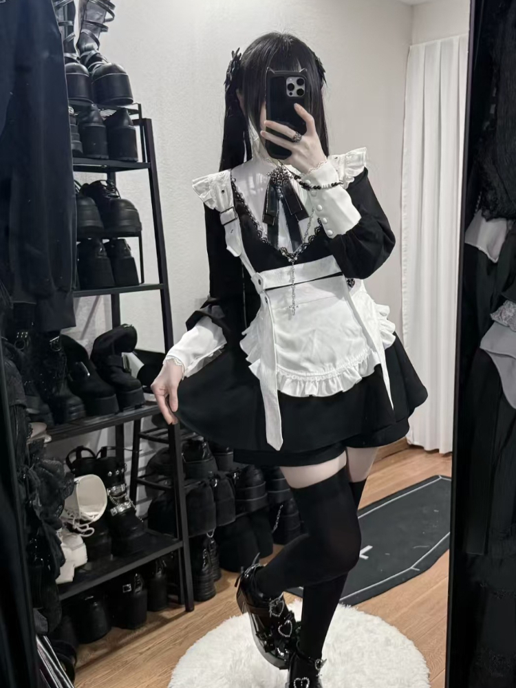 2026 일본 고딕 빈티지 슬림 드레스 수트 여성 +  - Vintage Fashion Retro Outfit 리뷰 및 가격