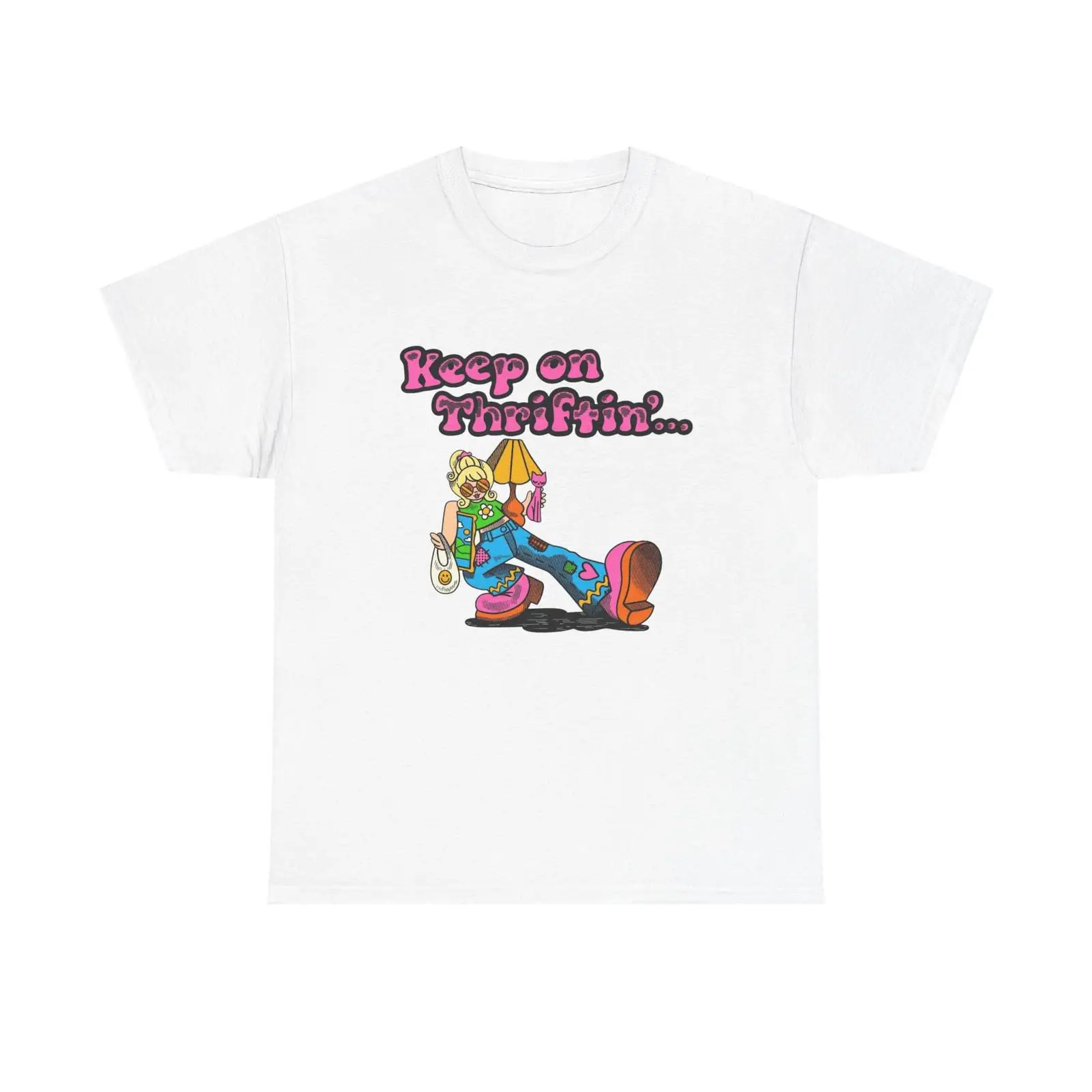 Keep On Thrifting Funny T Shir - Vintage Fashion Thrift 리뷰 및 가격