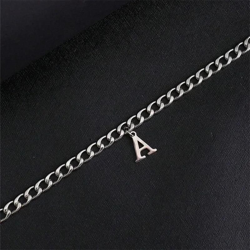 남성 여성을위한 실버 색상 A-Z 초기 팔찌, 26 글 - Z Vintage Fashion 리뷰 및 가격
