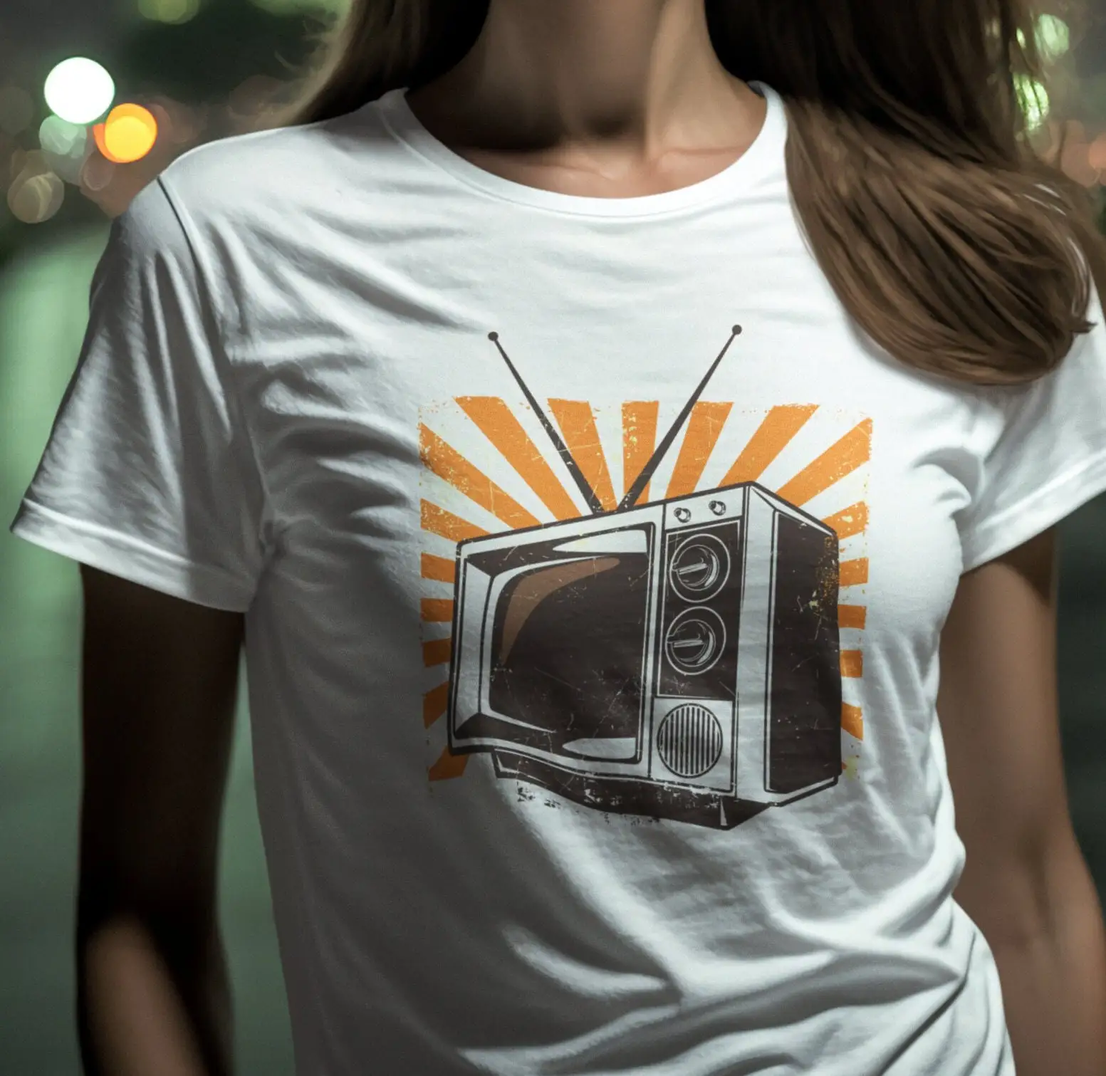 70년대 빈티지 TV 애호가 티셔츠 클래식 텔레비전 레 - Vintage Fashion Enthusiasts 리뷰 및 가격