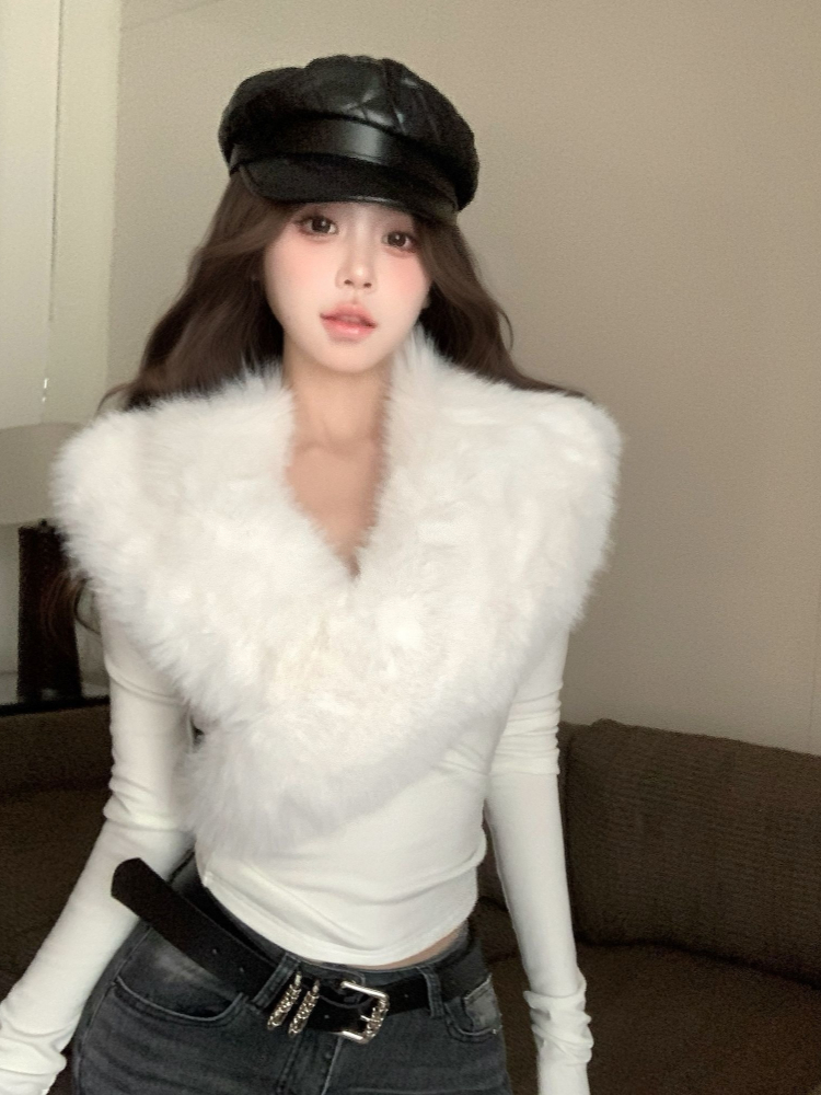 아메리칸 빈티지 핫 걸 하이엔드 겨울 긴팔 스웨터 20 - Retro Vintage Korean Fashion 리뷰 및 가격