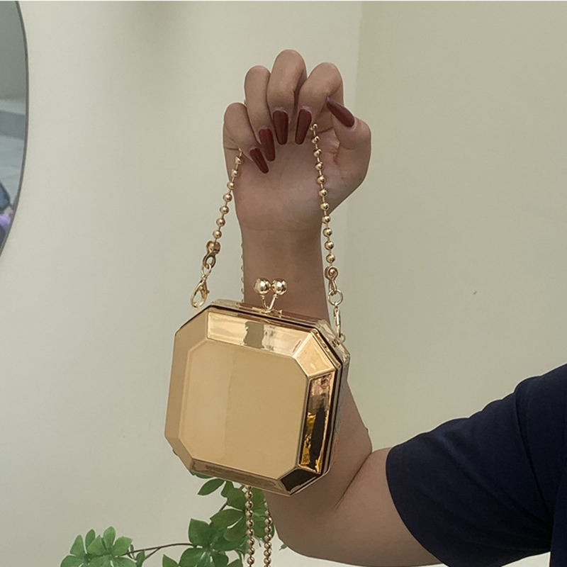 미니 럭셔리 골드 파티 이브닝 클러치 핸드백 여성용,  - Vintage Fashion Shop 리뷰 및 가격