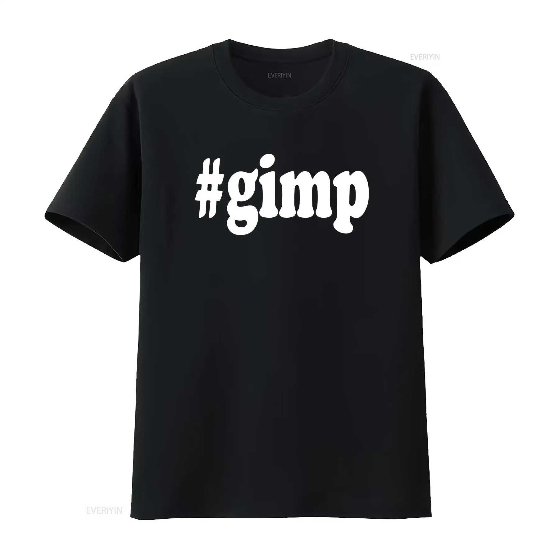 gimp 티셔츠 해시태그 웃긴 블랙 화이트 코튼 빈티지 - Vintage Fashion Hashtags 리뷰 및 가격