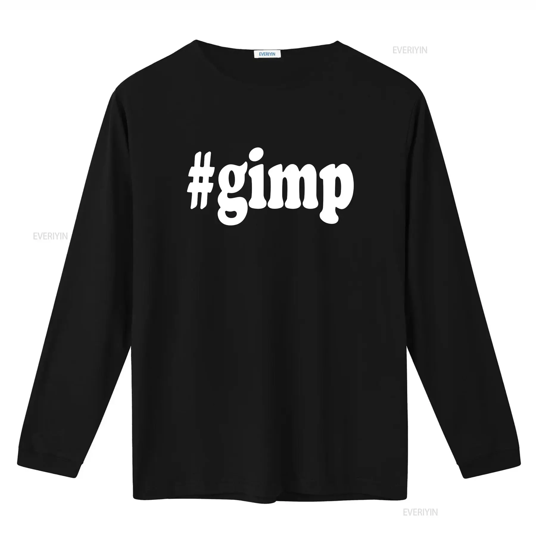 gimp 티셔츠 해시태그 웃긴 블랙 화이트 코튼 빈티지 - Vintage Fashion Hashtags 리뷰 및 가격