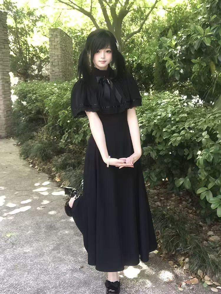 고딕 하라주쿠 슬림 레이스 레트로 드레스 여성 하이 스 - Vintage Fashion Retro Outfit 리뷰 및 가격