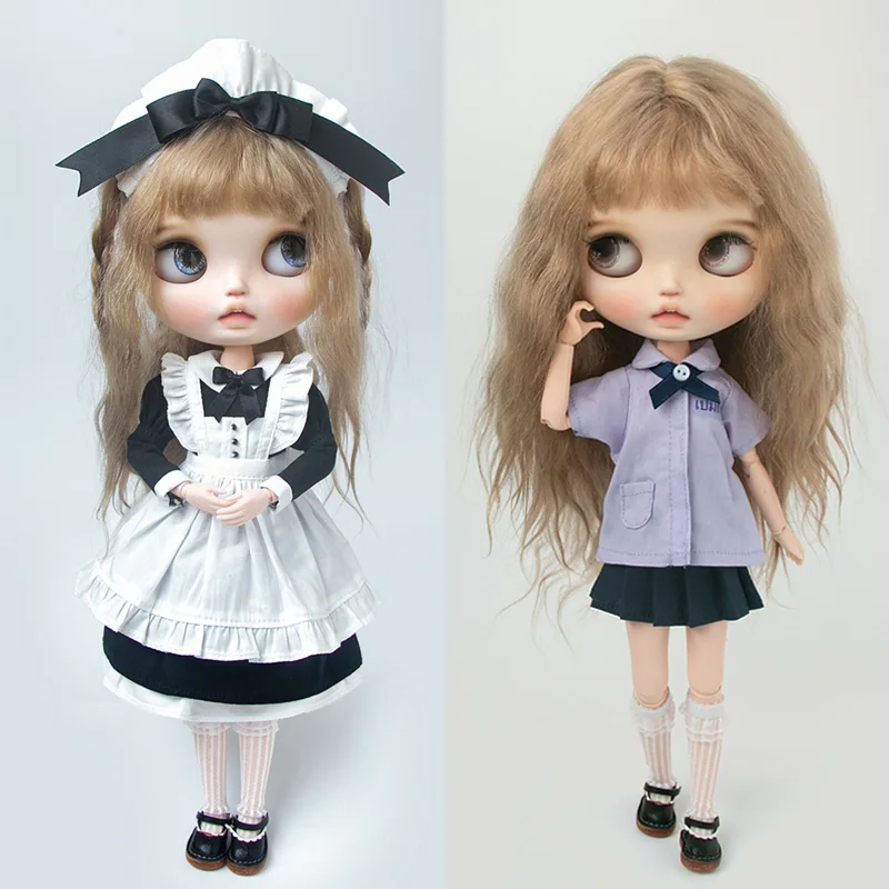 Blyth 옷 레이스 빈티지 드레스 셔츠 플리츠 스커트 - Vintage Fashion Doll 리뷰 및 가격