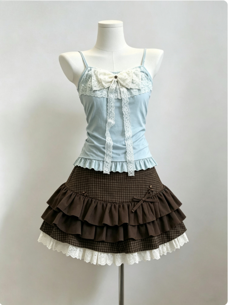 일본 하라주쿠 Y2K 빈티지 스위트 로리타 여성용 2피 - Vintage Fashion Outfit 리뷰 및 가격