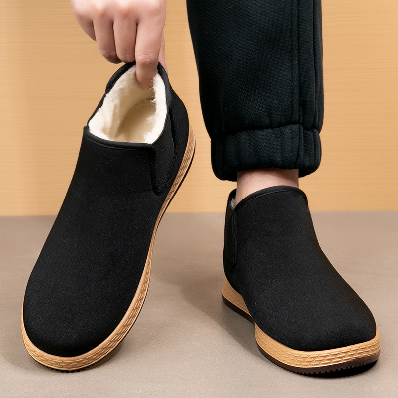 남성용 면화 신발 남성용 겨울 신상 플러시 두꺼운 패션 - Vintage Fashion For Mens 리뷰 및 가격