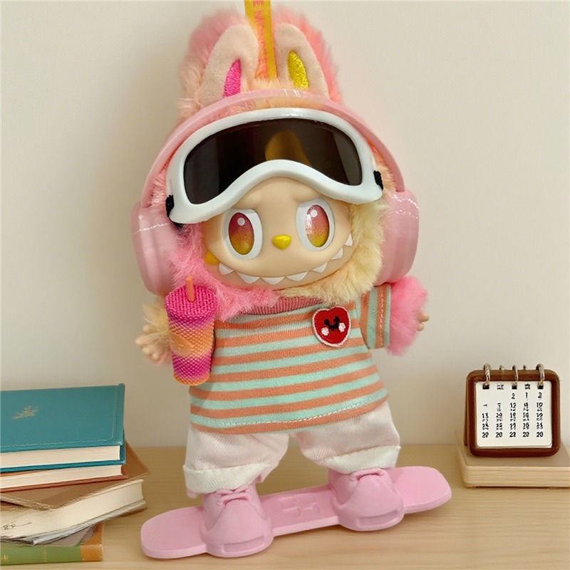 15 17cm 라부부 인형용 야외 스포츠 스노우보드 빈 - Vintage Fashion Outfit 리뷰 및 가격