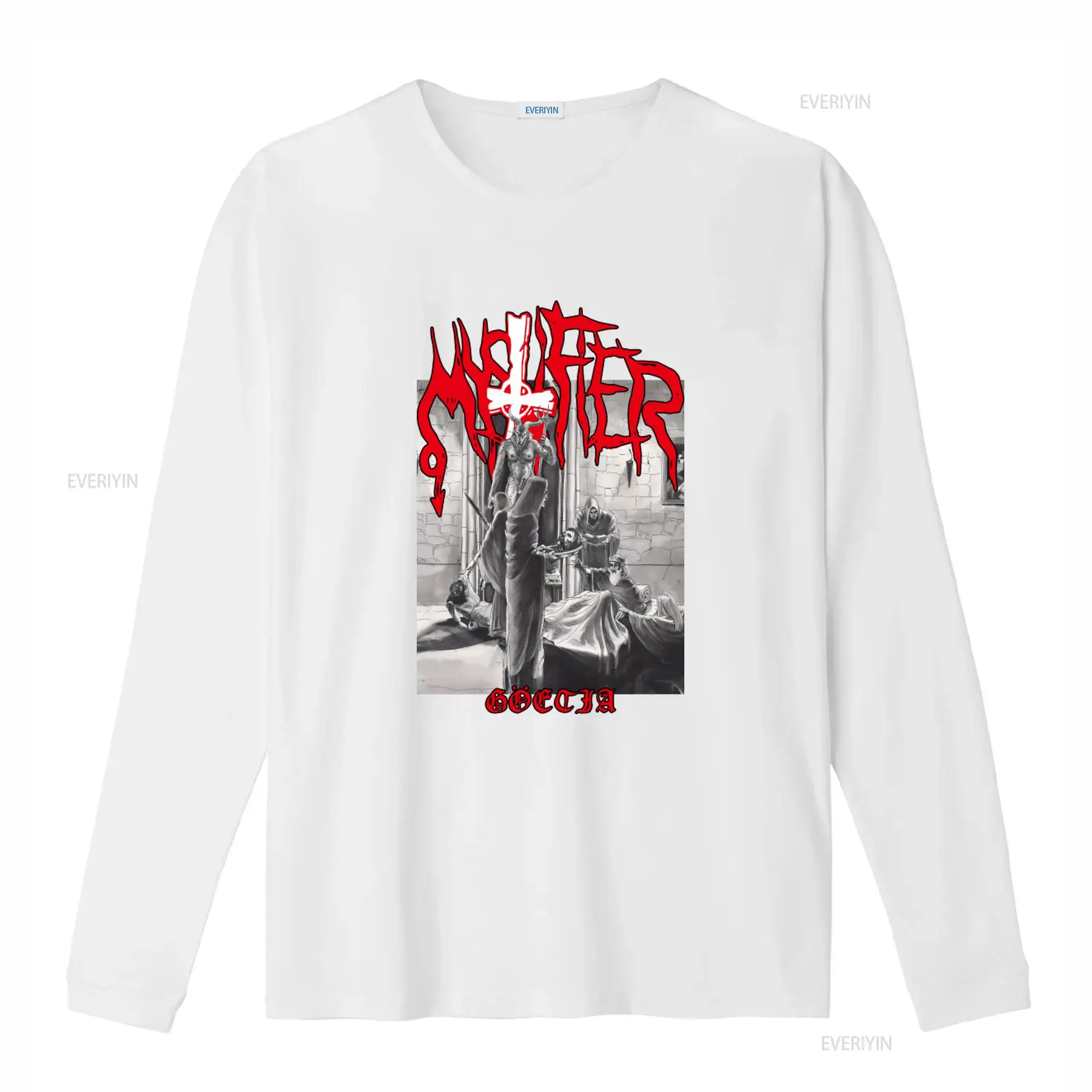 Mystifier Goetia 블랙 메탈 티셔츠 Bla - Vintage Fashion Influencer 리뷰 및 가격