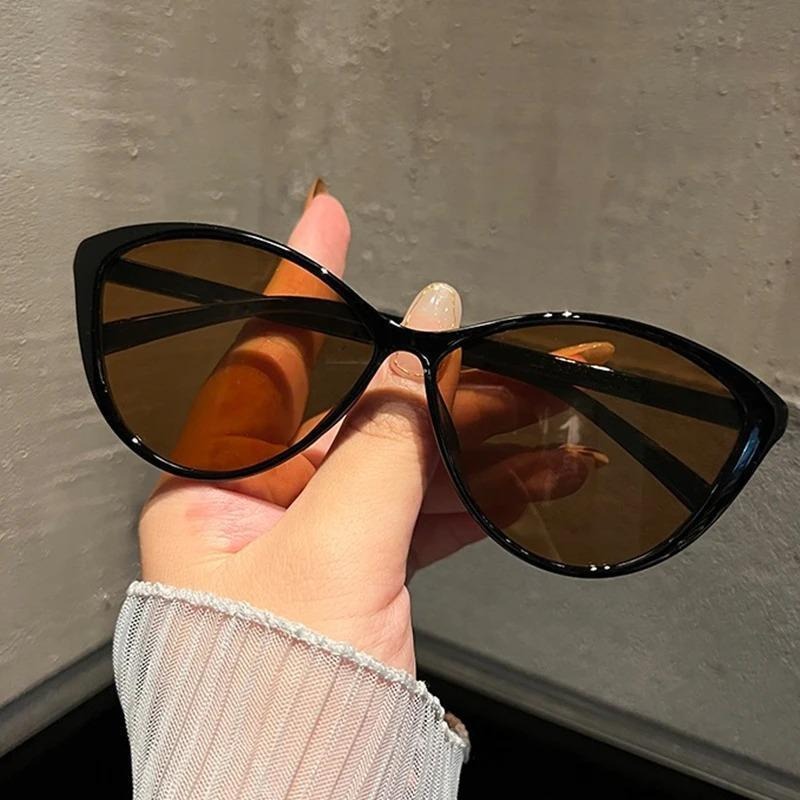 1Pc 레트로 프레임 고양이 눈 선글라스 여성 트렌디  - Vintage Fashion Pieces 리뷰 및 가격